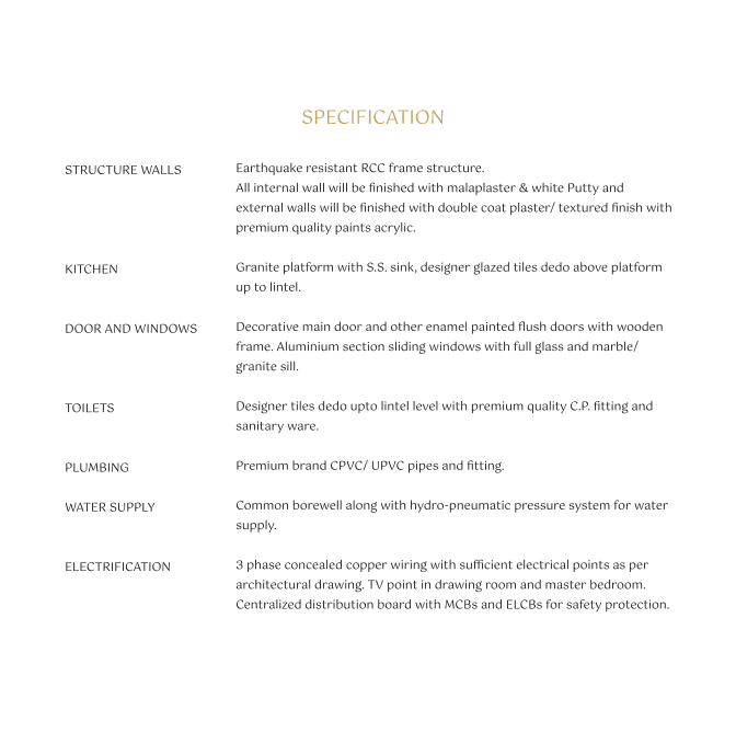 Specification